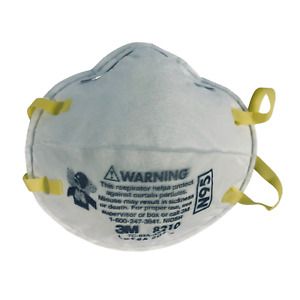 160 PACK 3M 8210 Respirator N95 NIOSH Face Mask