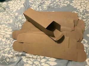 7&#034; x 2&#034; x 2&#034; Reverse Tuck Lightweight Kraft Shipping Boxes 50 Pc
