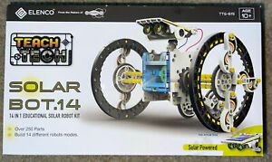 Elenco TTG-615 Teach Tech Solar 14-in-1 Transforming Solar Robot Kit