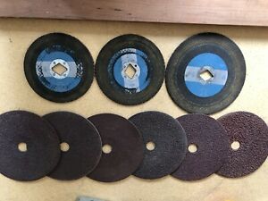 Grinding Polishing Discs 9 Pieces Various Grits