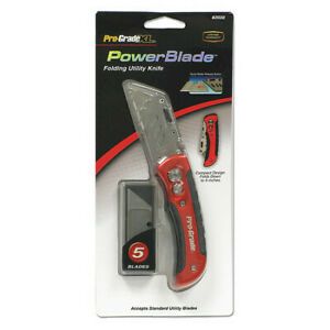 PROGRADE 82020 Folding Utility Knife, Folding Retractable, Folding Knives