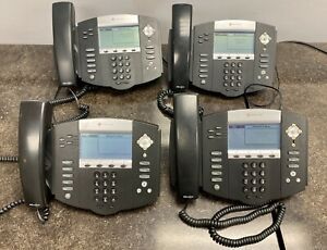 Polycom SoundPoint IP 560 Office Phone Lot Of 4 Good Shape