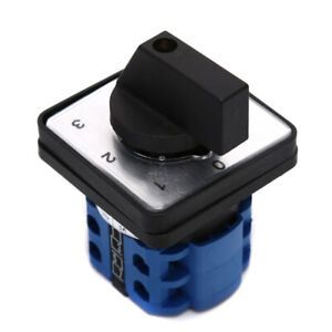440V 20A 4-Position 0-1-2-3 Rotary Selector Changeover Switch Stock Lw26-20/ fi