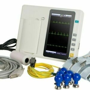 3-Channel 12-LEAD LCD Display ECG machine ECG301 COLOR Electrocardiograph