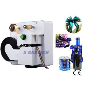 New 32mm Digital Ribbon Printer Hot Foil Stamping Gift Packing+4xRoll Free Foils
