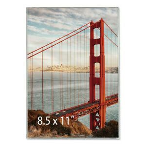 UNIVERSAL UNV76890 Clear Box Frame, Plastic, 8 1/2 x 11 Insert, Clear