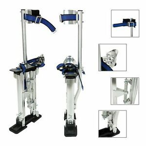 15-23 Inch Silver Drywall Stilts Aluminum Tool Stilt Portabl For Painter Walking