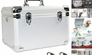 Combination Lock Box with 2pcs 3-digit Padlocks 15x10.5x10 Inch (Pack of 1)