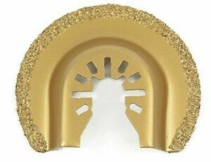 Quick Release Half Circle Saw Blade Diamond Coated Multi Use Cutting Disc Tool