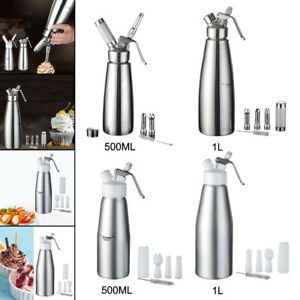 Heavy Duty Whipped Cream Dispenser Leak-Free Whip Cream Maker Easy Grip