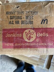 W.L. JENKINS MODEL 2025 SUPERING SERIES 6&#034; OUTDOOR BELL 120VAC NEW IN BOX