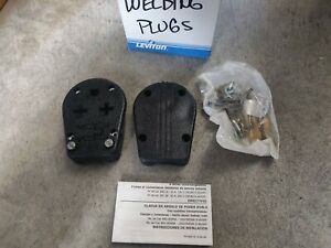 Leviton 931 30/50 Amp, 250 Volt, Plug, Angle, Grounding, Black NEW IN BOX