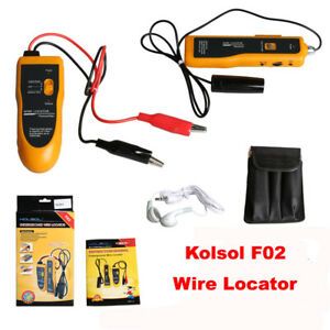 Kolsol F02 Underground Cable Locator, Wire Tracer with Earphone, Cable Tester