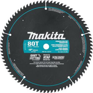 Makita A-94770 10-Inch 80 Tooth Ultra Coated Mitersaw Blade