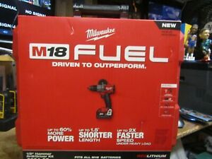 Milwaukee M18 Fuel 2804-22 Hammer Drill 2 Batteries NEW!!