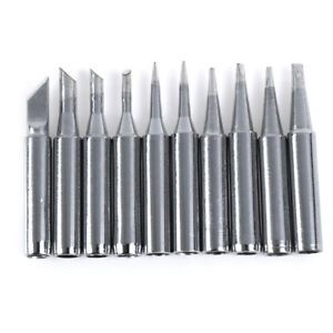 10pcs Constant-temperature Common Solder Soldering Iron Tip For 900M 963 St PO