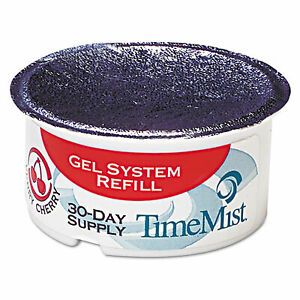 Timemist Gel Cup Refills, Very Cherry, 2.75&#034; Dia Cup, 12/Carton 1043747 1043747