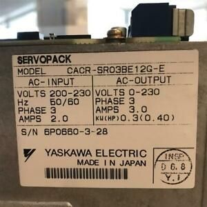 Yaskawa SERVOPACK CACR-SR03BE12G-E