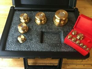 Fisher Brand Brass Scale Calibration Weight Set 1 Gram to 1 Kilogram 1G 1KG