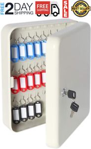 caja de gabinete con cerradura de llave de metal seguridad soporte de pared