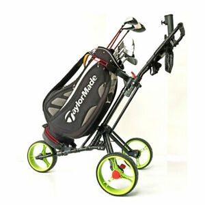 DOMINANT Professional Golf Three Wheeled Trolley Bag Cart Outdoor Sports Pitch