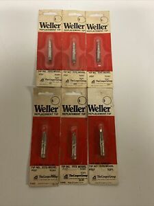 WELLER  REPLACEMENT SCREWDRIVER TIP NO. PTD7 NEW OLD STOCK. LOT OF 6