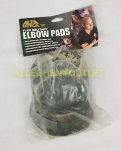 US Military ALTA Flex ELBOW PADS SET Paintball ACU Digital Camo ARMY NIB