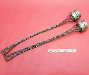 Lot of Hubbell Kellems Strain Relief Wire Mesh Cord Grip 2&#034; NPT 1.40&#034;-1.75&#034; SRP