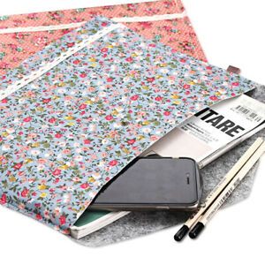 Stationery Felt Filing Bag Filing Bag Floral Files Folder Flower Files Folder