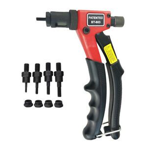 Hand Rivete Professional Rivet  Manual Single Handle Riveting  Kits M3-M5