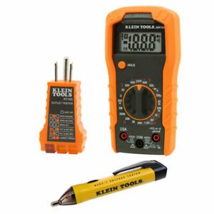 Klein Tools 69149 Electrical  3-piece Multimeter Test Kit