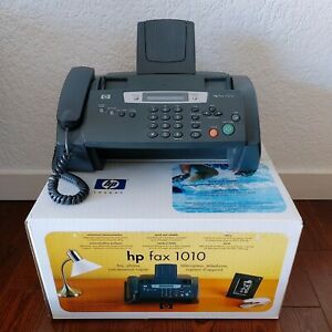 HP 1010 Inkjet Fax Machine With Built-In Phone/Scan &amp; Print w/ Original Box cord