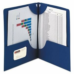 Smead Lockit Two-Pocket Folder, Leatherette, 11 x 8-1/2, 25 Folders (SMD87982)