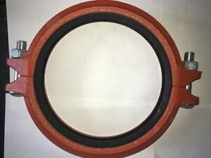 100 TONG 8&#034; Pipe Coupling Clamp Grooved Iron Duct Fire Sprinkler XGQT01-8&#034;/219.1