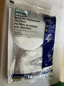 New Safety Works Respirator Replacement Pre-Filters**SWX00323**FREE SHIPPING