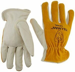 Leather Drivers Gloves, Cowhide, XL, PR, Model:1414XL