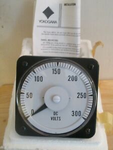 Yokogawa 0-300 DC Volts 4.25&#034; Panel Meter YE/103011RXRX - NEW in the Box!