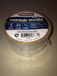 Nashua No. 330X HVAC Extreme Weather Foil Tape, 2.83&#034; X 50.3 Yds. Made In USA