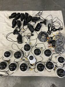Lot of 25 commercial security camera Pelco Honeywell Clinton JVC Untested