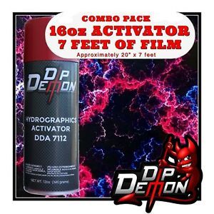 16oz hydrographic film / activator Galaxy #10 hydro dip dipping wizard