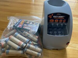 Easy Sort Royal Sovereign Electric Coin Counter Model CO-2002 and Paper Rolls