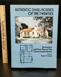 Vintage AUTHENTIC SMALL HOUSES OF THE TWENTIES Architecture Home Builder BOOK