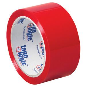 2&#034; x 55 yds. Red Tape Logic® Carton Sealing Tape 2.2 Mil - 360 Pieces
