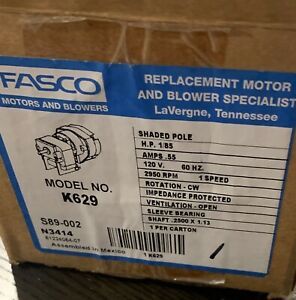 K629 Fasco Furnace Draft Inducer Motor for Evcon 7102-2187 7990-317P