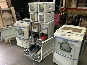 2 RISOGRAPH RP3700 Machines USED  10 DRUMS And Cabinet And More Ink Extras