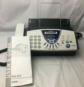 Brother Fax-575 Personal Plain Paper Fax, Phone, Copier, &amp; Original Instructions