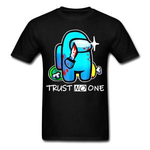 Among us Trust No One Shirt Imposter Killer Sus T-SHIRT size S-6XL