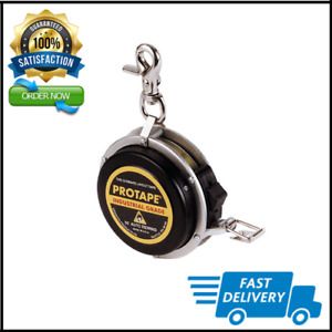 3/8&#034; x 50&#039; Auto-Rewind Tape Measure w/ Nylon Coated Blade 950B Heavy Duty