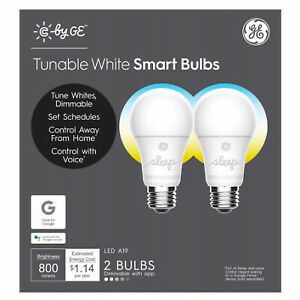 LED C-Sleep Smart Bulb, Soft White Daylight, 800 Lumens, 11-Watts, 2-Pk.