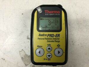 Thermo RadEye PRD-ER Personal Radiation Detector Extended Range 425067102 | C714